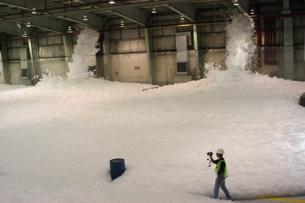 Foam application
