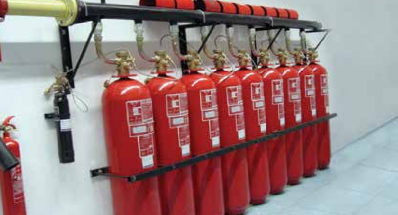 Gas suppression system