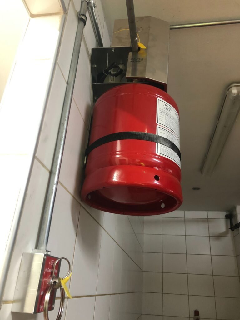 Gas extinguishing installation at Sözer Jewelry, Istanbul
