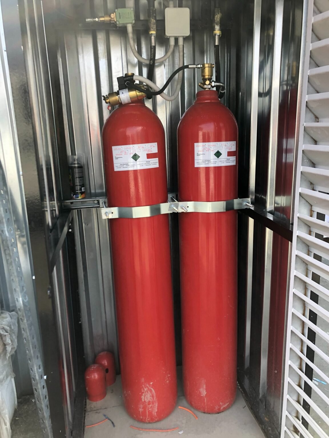 Gas extinguishing installation at Sözer Jewelry, Istanbul