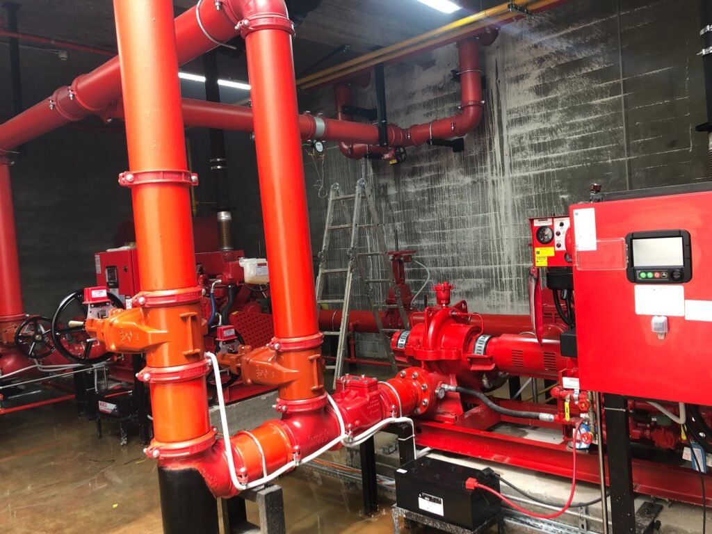 Fire pump station, foam system and sprinklers at RTC Chemical, Gebze