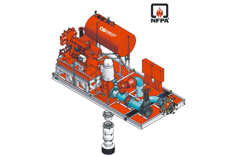 Vertical turbine fire pump