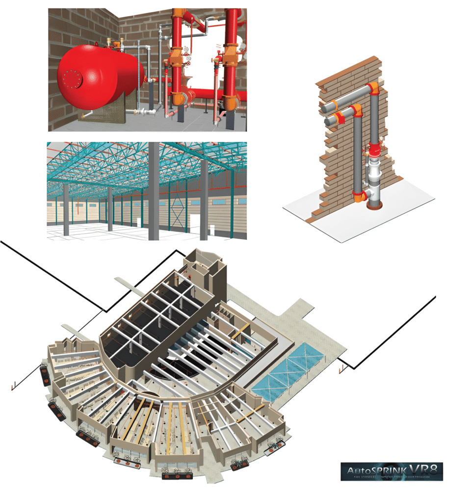 Fire simulation and 3D project